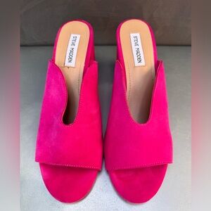Steve Madden Pink Mules